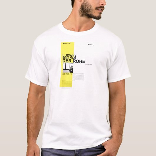 T-shirt Ludwig Mies Van Der Rohe (Devant)