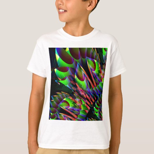 T-shirt Lueur dans l'Abstract.JPG foncé (Devant)