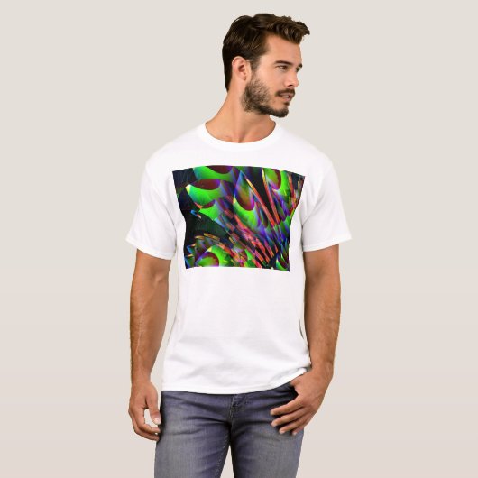 T-shirt Lueur dans l'Abstract.JPG foncé (Devant entier)
