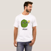 T-shirt Lueur de citron vert Funny Fruit Lime Pun (Devant entier)