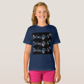 T-shirt Lueur de flocon de neige (Devant entier)