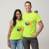 T-shirt Lueur d'éclipse cosmique. (Unisexe)