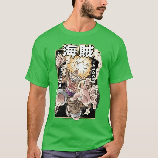 T-shirt Luffy Gear 5 créatif (Devant)