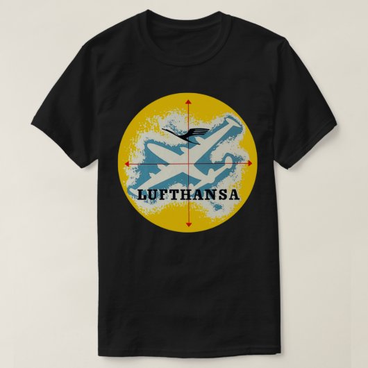 T-shirt Lufthansa À Tous Les Points (Design devant)