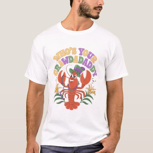 T-shirt Lui Déchirer Votre Crawdaddy Crawfish Jester perle (Devant)