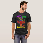 T-shirt Lui Dont Votre Crawdaddy Crawfish Jester Beads Mar (Devant entier)
