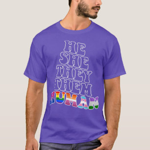 T-shirt Lui Ils Eux Homme LGBTQ Pride LGBT allié