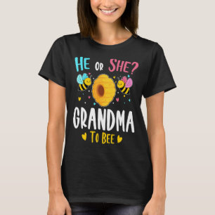 T-shirt Lui Ou Elle Grand-Mère À Être Un Baby shower De Ré