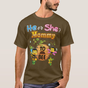 T-shirt Lui Ou Elle Maman À Être Sexe Révéler Baby Mothe