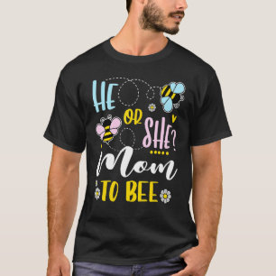 T-shirt Lui Ou Elle Mère À Être Bébé Grossesse Faire-part