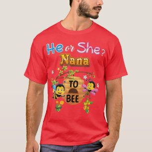 T-shirt Lui Ou Elle Nana À Être Sexe Révéler Bébé Mère