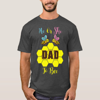 T-shirt Lui ou elle papa à être révélateur de genre