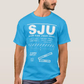 T-shirt Luis Muñoz Marín Int'l Airport SJU Tee - shirt (Devant)