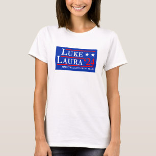 T-shirt Luke et Laura 2024 Rendre l'amour pur grand