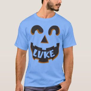 T-shirt Luke Jack O' Lanterne Citrouille Enfants Personnal