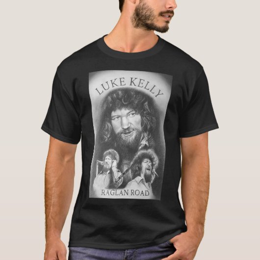 T-shirt Luke Kelly T Shirt Design (Devant)