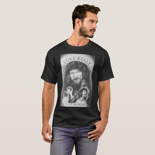 T-shirt Luke Kelly T Shirt Design (Devant entier)