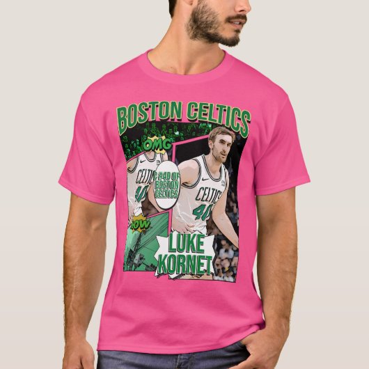 T-shirt Luke Kornet Basketball Art Celtics (Devant)