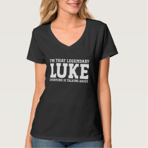 T-shirt Luke Nom personnel Funny Luke