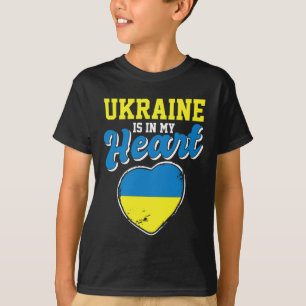 T-shirt L'Ukraine est dans mon cœur Fière voyageuse ukrain