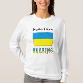 T-shirt L'Ukraine et le drapeau ukrainien T pour femmes pe (Devant)
