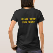 T-shirt L'Ukraine pour toujours ! Poutine, rentrent à la (Dos)