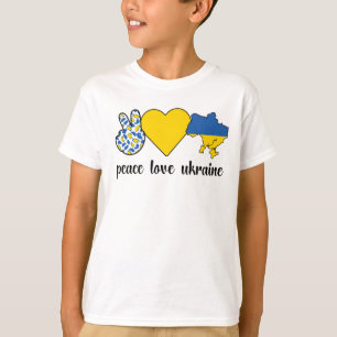 T-shirt L'Ukraine, racines ukrainiennes, drapeau de l'hér