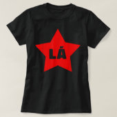 T-shirt Lula Presidente 2022 Design de groupe LÁ Star Red  (Design devant)
