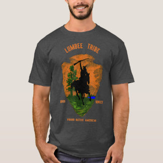 T-shirt Lumbee Tribe Amérindienne Pride Retro