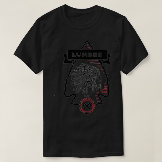 T-shirt Lumbee Tribe Native American Indian Proud Retro Ar (Design devant)