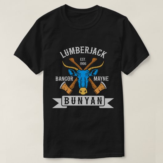 T-shirt Lumberjack Bunyan (Design devant)