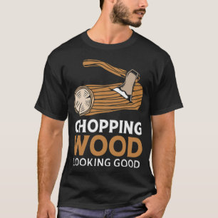 T-shirt Lumberjack Chopping Bois Regarder les garçons espa