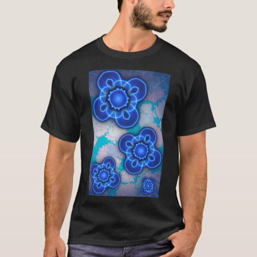 T-shirt Lumière bleue (Devant)