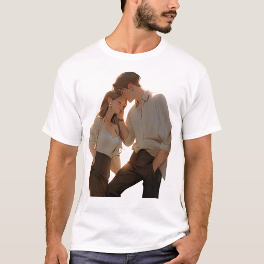 T-shirt Lumière d'amour éternel (Devant)