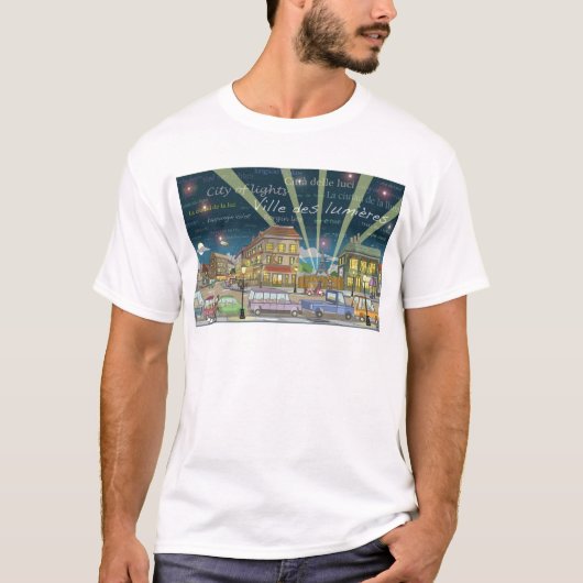 T-shirt Lumiere de DES de Ville (Devant)