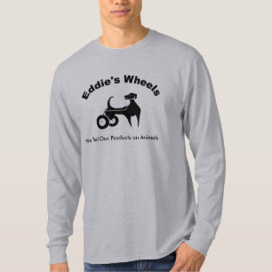 T-shirt Lumière de douille des roues d'Eddie longue