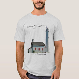 T-shirt Lumière de la chemise coupée du phare de Sturgeon