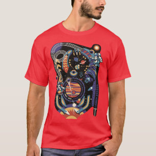 T-shirt Lumière de la machine spatiale Pinball par Tobe Fo