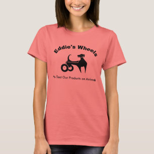 T-shirt Lumière de la sonnerie des femmes des roues