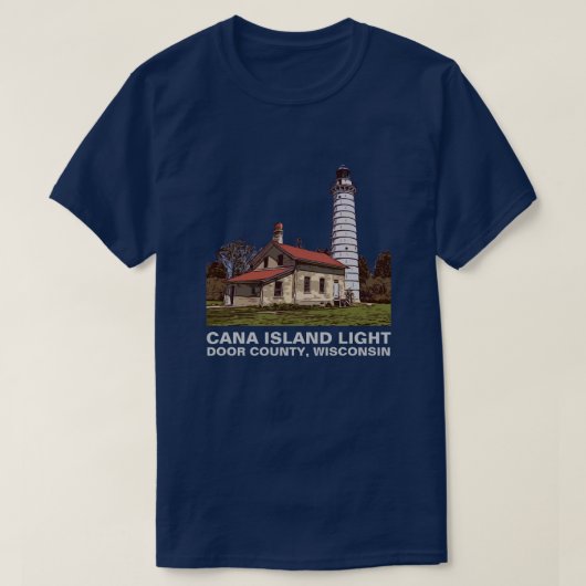 T-SHIRT LUMIÈRE DE L'ÎLE CANA (Design devant)