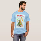 T-shirt Lumière de Noël (Devant entier)