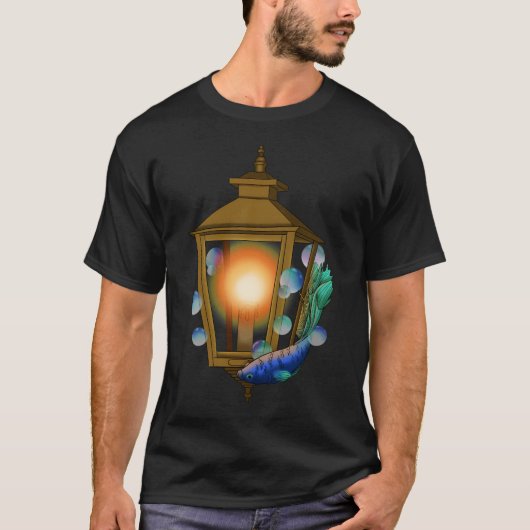 T-shirt Lumière de poisson (Devant)