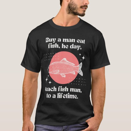 T-shirt Lumière de Poisson Brouillée (Devant)