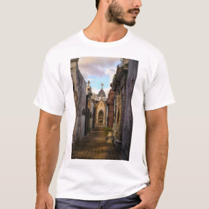 T-shirt Lumière de soirée dans le cimetière de Recoleta