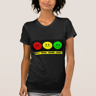 T-shirt Lumière déprimée horizontale d'humeur de feu