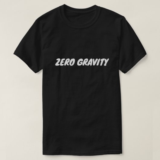 T-shirt lumière dirigée en gravité nulle (Design devant)