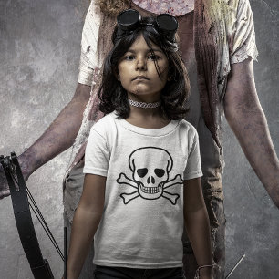 T-shirt Lumière du crâne et des os croisés