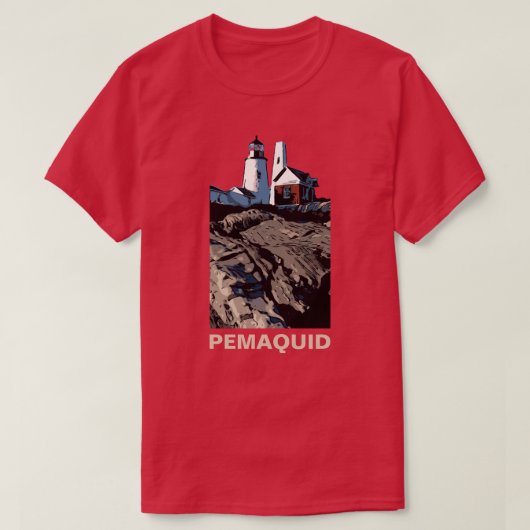 T-SHIRT LUMIÈRE DU POINT PEMAQUID (Design devant)