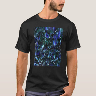 T-shirt Lumière Du Soleil Reflétant Sur Les Ondes D'Eau Bl