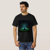 T-shirt Lumière d'un arbre tordu (Devant entier)